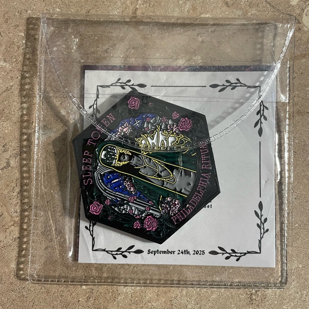Sleep Token Even In Arcadia Coin Limited Edition Philadelphia, PA Sept 24th 2025